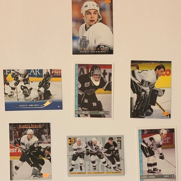 Los Angeles Kings Vintage NHL Hockey Cards - Lot of 20 w/ Robitaille, Kurri - Picture 6 of 7